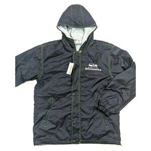 NFL Team Apparel Seattle Seahawks Lined‎ Windbreaker Jacket Adult Small NWT